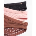 thumbnail image 3 of Ropa interior Tanga Jessica Simpson, paquete de 3/6 para mujer, talla L, rosa, 3 of 6