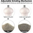 thumbnail image 3 of High quality oak salt and pepper grinders, adjustable coarseness, refillable, 3 of 5