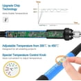 thumbnail image 4 of 60w Soldering Iron Kit Electric Welding Tool Tip Solder Station Paste Flux Wire, 4 of 5