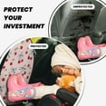 thumbnail image 3 of Cute Red Berry Bow Tie Mats Back Seat Protectors, Car Seat Protector Vehicle Organizers Waterproof Cover Back Seat Cover for Kids with 3 Storage Pockets 2 Pack, 3 of 5