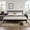 Brown, variant on Leumius Traditional Style King Size Bed with Headboard and Footboard, Pinewood Bed with Strengthened Bed Frame for Teens Adults Walnut