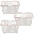thumbnail image 1 of BRIGHTFUFU Cesta pequeña para juguetes, cestas de plástico con asas, cesta compacta para artículos diversos de escritorio, 3 uds., 1 of 7