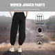 thumbnail image 4 of TFixol Mujer Pantalones Jogger Sueltos Elástico De Secado Rápido Malla Empalme Bolsillo Cinch-Parte Inferior, 4 of 8