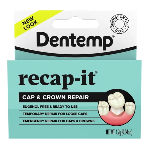 Bayarde Services Recap-It Cap & Crown Repair Dental Kit with 8 Repairs, 1 Piece