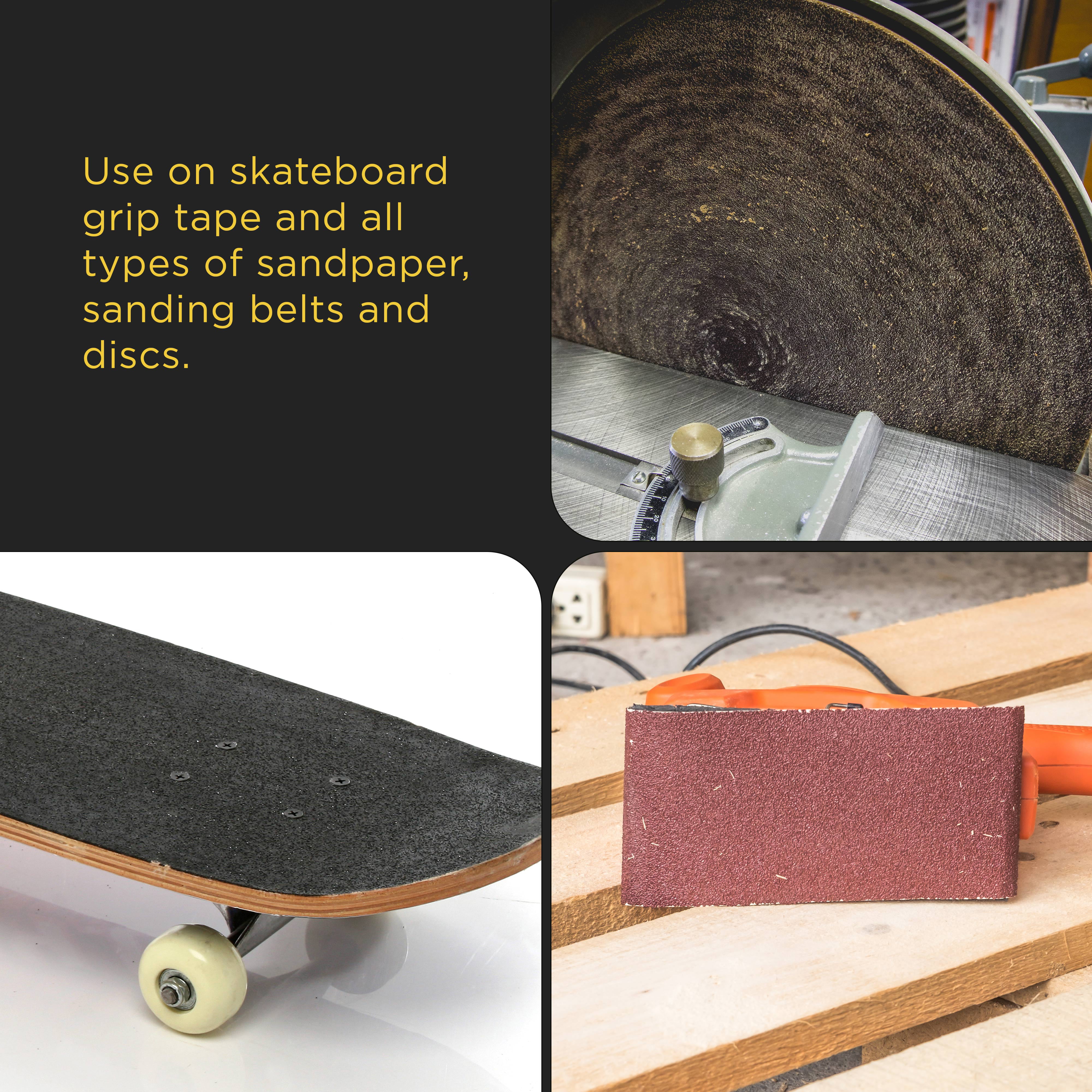 Skateboard Griptape Sandpaper Dust Glue Sticker Cleaning Eraser Wipe Cleaner 