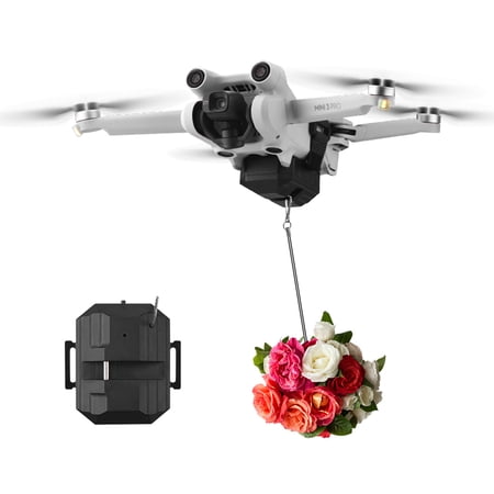 Airdrop Payload Transport Delivery Release Drop Device Drone Thrower Airdrop Dropping System Compatible for DJI Mini 2/Mini 3 Pro/Mini SE/Mavic Mini/Mavic Pro/Mavic Air/FIMI X8SE Drone Accessories