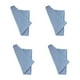 thumbnail image 1 of Juego de 4 Servilletas de Tela, Servilletas de Tela de Lino y Algodón con Flecos, Servilletas Cuadradas con Flecos Rústicos para Cenas, Bodas y Fiestas, 42x42 cm,Gris-Azul, 1 of 5