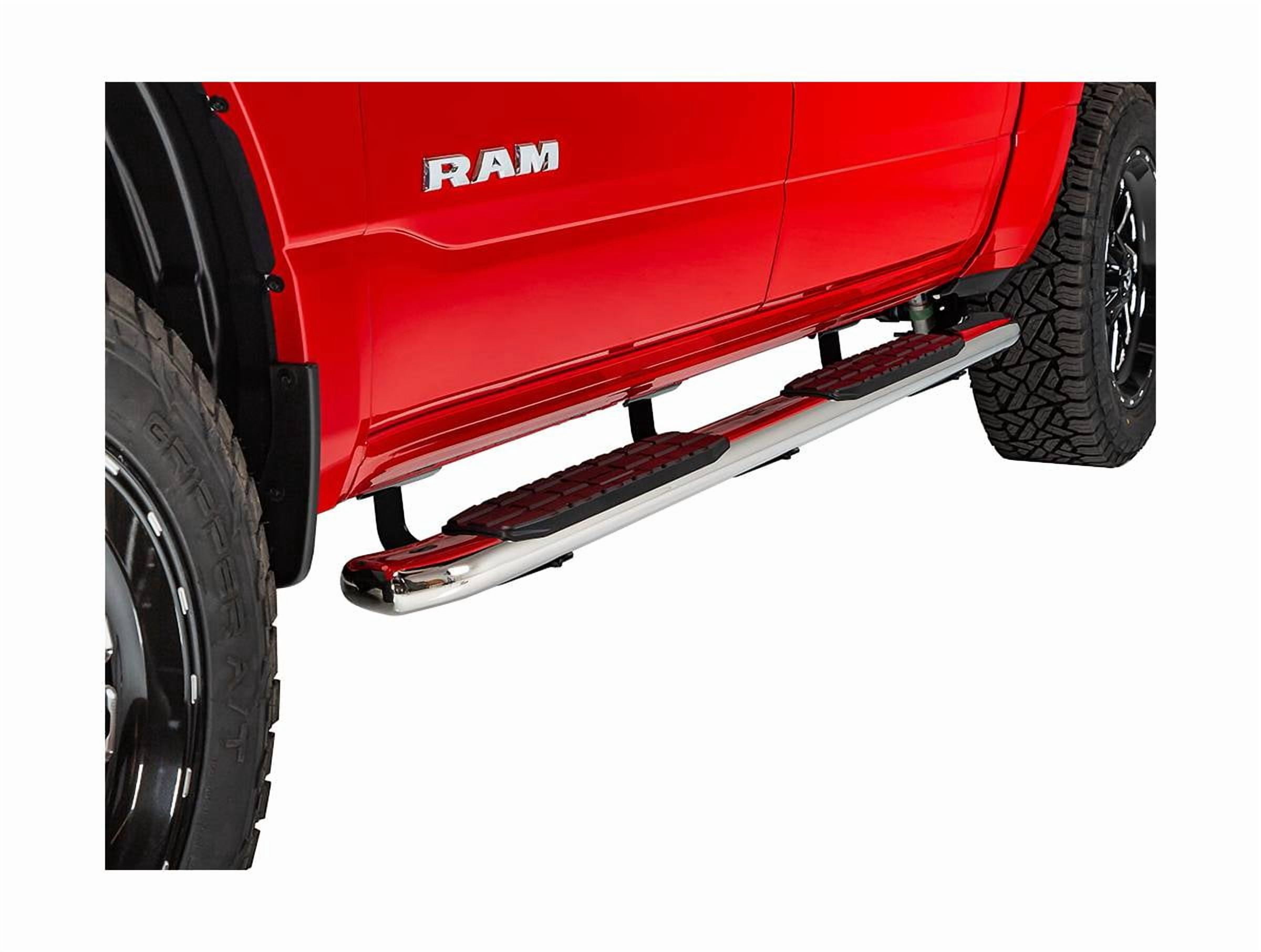 Ionic by RealTruck 4" Curved Stainless Nerf Bars Compatible with 1999-2016 Ford SuperDuty SuperCab
