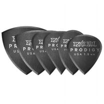Ernie Ball 9342 Prodigy Multipack, Black 6 Picks, 1.5mm