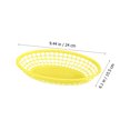 thumbnail image 4 of 12pcs Plastic Storage Baskets Fruit Baskets KTV Dessert Baskets Bread Baskets, 4 of 7
