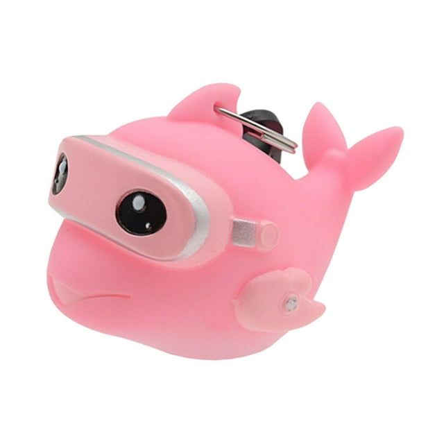 DYNWAVECA Dolphin Pendant Regulator Mouthpiece Cover Sturdy Diving Accessory Dust Plug pink