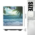 thumbnail image 2 of Bathroom Scale, Highly Accurate Digital Body Scale,Precisely Measures Weight up to 400 lbs-Beautiful Tropical Beach With Palm Trees And Blue Waves, 2 of 4