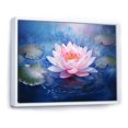thumbnail image 2 of Designart "Luminescent Lotus Dream I" Lotus Floater Framed Wall Art Prints, 2 of 5