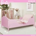 thumbnail image 3 of Evolur Barbie Dreamscape Toddler Bed in Pink, 3 of 7