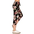 thumbnail image 3 of ALWAYS Capri Jogger Pants, Women's Casual Slim Sweatpants, 1882 Black XL, 3 of 7