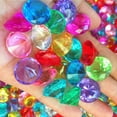 thumbnail image 2 of 100Pcs Faux Diamond Treasure Chest Pirate Acrylic 20Mm Crystal Gems Filler Props, 2 of 9