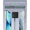 thumbnail image 3 of Nekteck 65W USB C Charger GaN II with 6.6ft cable, PD 3.0 PPS [USB-IF Certified] Fast Foldable Small, 3 of 8