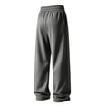 thumbnail image 6 of Evdexr Mens Baggy Sweatpants Drawstring Wide Leg Sweat Pants with Pockets Fall 2026 Lounge Casual Trousers Oversized Loose Fit Solid Pants 2XL, 6 of 8
