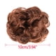 thumbnail image 2 of Peluca de mujer con clip para el cabello, anillo para el cabello en espiral, flor para tirar del cabello, clip para cabello corto y rizado, tipo capullo, anillo grande para el cabello, anillo para pel, 2 of 2