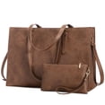 thumbnail image 1 of Bolsa para portátil LOVEVOOK Vintage Leather Works 15.6 pulgadas, marrón para mujer, 1 of 8
