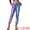 Blue Purple, variant on Women's Sparkle Shiny High Waist Metallic Jogger Pants XS Silver