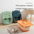 thumbnail image 3 of 1pc Foldable Foot Bath Tub with Built-in Massager - Large Relaxation Pool for Soaking, No Electricity Needed, For Home Bathroom, 3 of 6