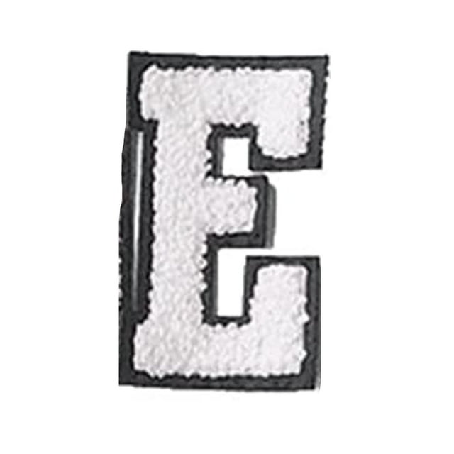 Intimates Accessory Glitters Iron On Letters Sew On Embroidered English Alphabet Applique Adhesive Repair For Fabric Clothing Shirts Jeans