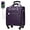 purple, variant on Underseat Carry On Luggage Softside Lightweight Rolling Travel Bag Spinner Suitcase
