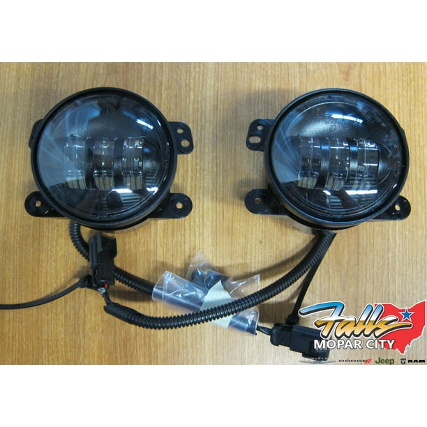 20072017 Jeep Wrangler JK LED Front Fog Lights Mopar OEM