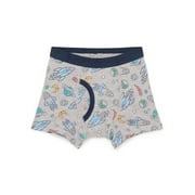Wonder Nation Toddler Boys Cotton Boxer Brief Underwear, 6-Pack, Sizes 2T-5T