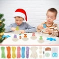 thumbnail image 5 of Guozer Christmas Crochet Kits 1PCS Handmade Woolen Dough Material for Children, Friend, Family, 5 of 9