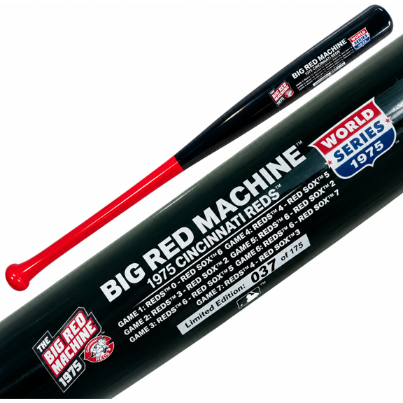 Collectible Nikco Sports Big Red Machine 1975 50th Anniversary Limited-Edition Maple Bat