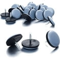 thumbnail image 1 of Deslizadores para muebles con clavos de 1" (paquete de 20) Deslizadores para sillas Deslizadores para muebles de madera Mueva sus muebles con facilidad y seguridad - El mejor piso para patas de s, 1 of 5
