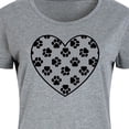 thumbnail image 3 of Instant Message - Paw Fill Heart - Women's Any Way Dress, 3 of 7