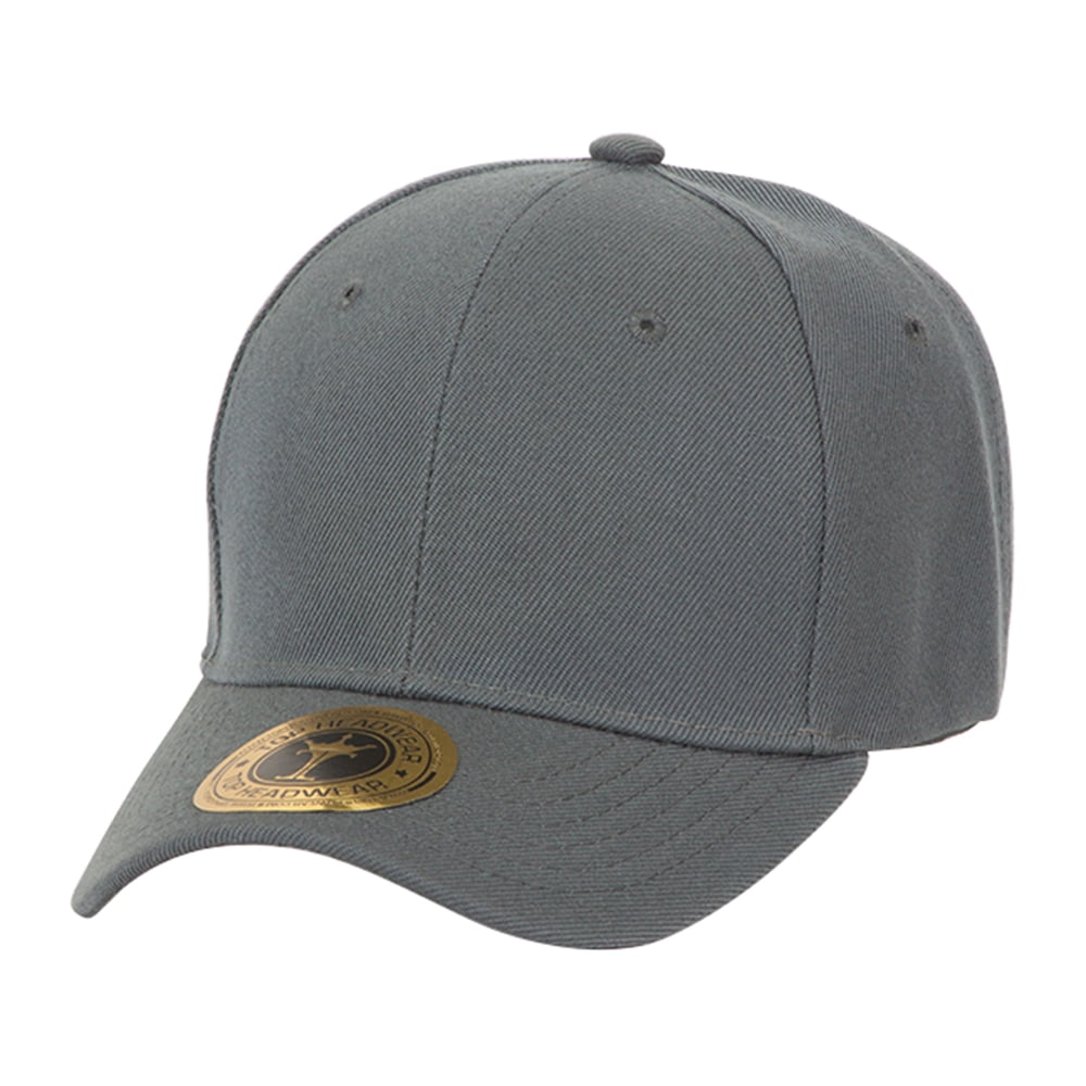TopHeadwear Blank Baseball Hat Adjustable Hook and Loop Closure