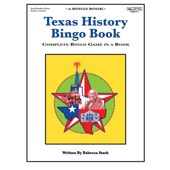 Bingfo Books: Texas History Bingo Book: Complete Bingo Game In A Book (Paperback)
