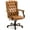Brown, variant on AVAWING Mid Century Modern Fabric Office Chair, Upholstered Desk Chair with Armrests, Brown