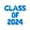 Blue, variant on Letter Balloons - CLASS OF 2024 16" Inch Alphabet Letters Foil Mylar Balloon Graduation Day Party Banner (Black)