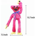 thumbnail image 3 of Peluche HUOGUO Poppy Playtime Huggy Wuggys rosa 40 cm, 3 of 5