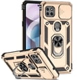 thumbnail image 1 of Estuche GANGXUN para Motorola Moto One 5G Ace, soporte giratorio 360°, estilo mecánico y magnético, 1 of 5