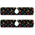 thumbnail image 2 of Coolnut Animal Paw Summer Sink Splash Guard for Faucet 2 Packs Faucet Absorbent Mats, Stars Colorful Faucet Handle Drip Catcher Quickly Drying Mat for Kitchen Counter Bathroom RV, 14.9"x5.5", 2 of 7