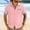 Pink # Shirts, variant on Vetsdori Short Sleeve Shirts for Men Fashion Outdoor Button up Summer Casual Pocket Collar Graphic Trendy Mens Tops