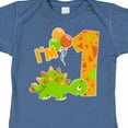 thumbnail image 4 of Inktastic Happy Dinosaur First Birthday-green Boys or Girls Baby Bodysuit, 4 of 5