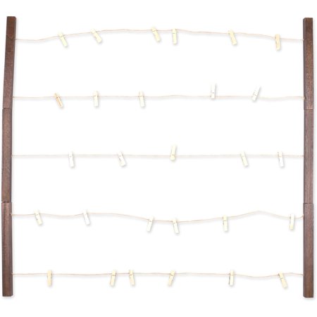 Clothesline Collage, Photo Display Collection, Wood, 26x29.75"