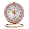 thumbnail image 1 of Relojes de mesa pequeños, reloj despertador analógico clásico de mesa para habitación de niños, reloj de escritorio con pilas para dormitorio, sala de estar, cocina, decoración interior, 1 of 5