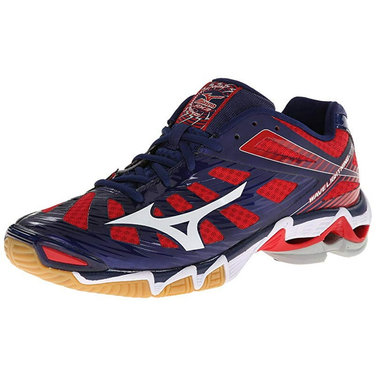 Mizuno Men's Wave Lightning RX3 Volleyball Shoe,Navy/Red,14 D(M) US -  Walmart.com
