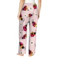 thumbnail image 3 of Pajama Pants Women, Ladybug cute Sweatpants Soft Sleep Lounge Pants, Casual PJ Bottoms Pants with Pockets, 3 of 5