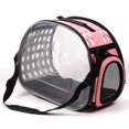thumbnail image 1 of Bolsa de transporte transparente para mascotas PENGJJMXG color rosa, 1 of 5