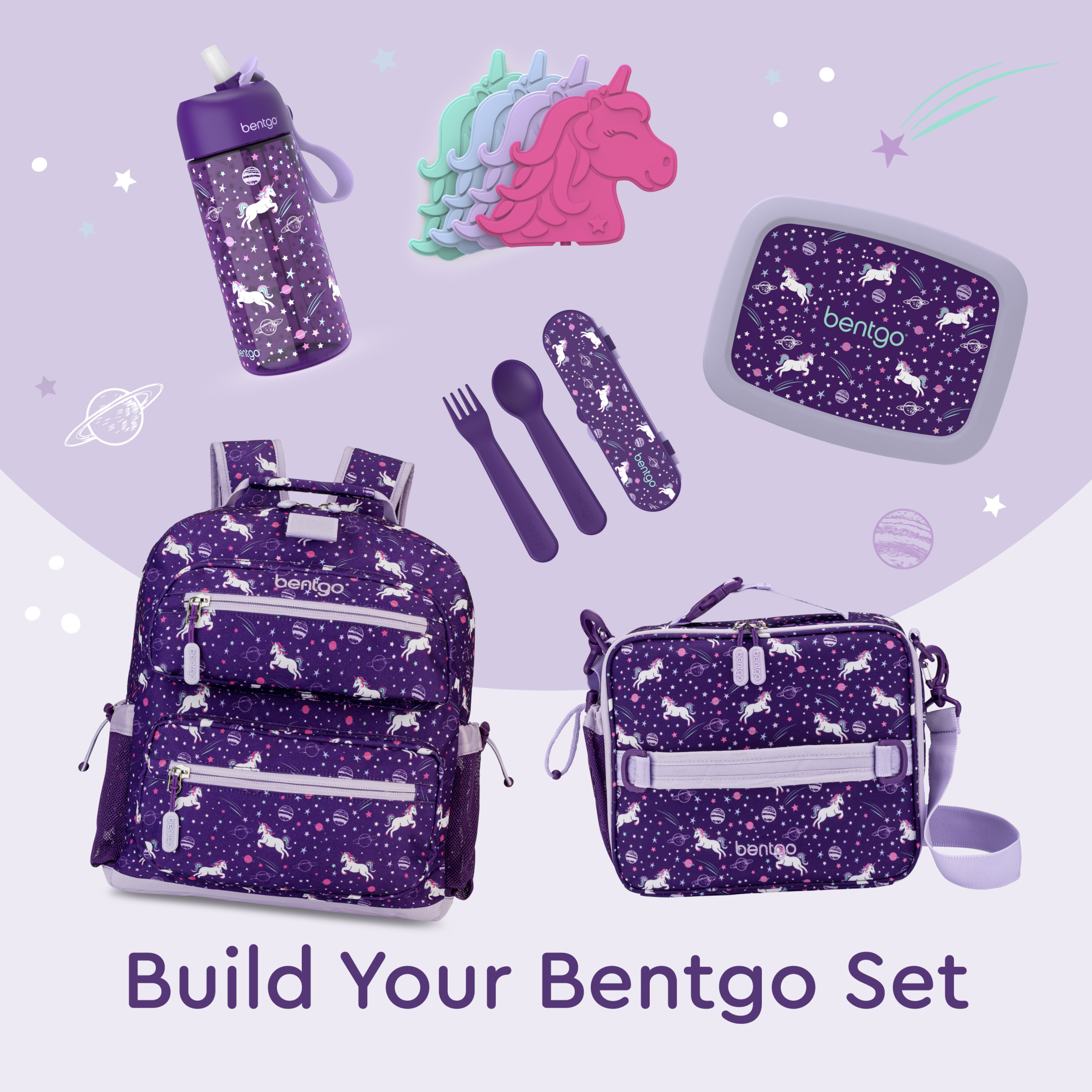 Bentgo Buddies Reusable Ice Packs - 4-Pack Unicorn photo 7
