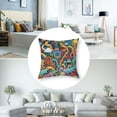 thumbnail image 5 of Ollo0ord Throw Pillow Cushion Cover, Items Combined in an Abstract Style Movie Reel , Decorative Square Accent Pillow Case, Grey Black White, 5 of 7